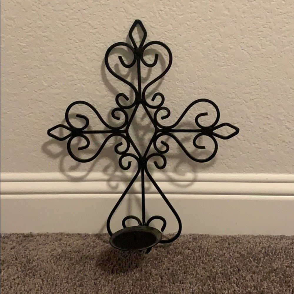 Cross Candle Holder